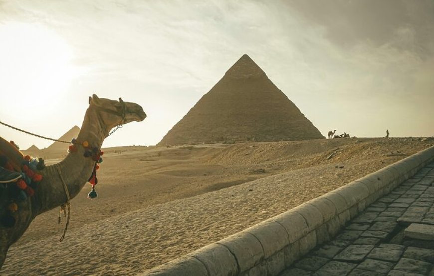 Day Tour To Giza Pyramids Egyptian Museum and Khan Khalili Bazaar