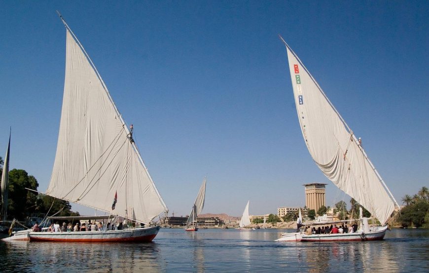 Private Egyptian Felucca Ride On The Nile With traditional lunch