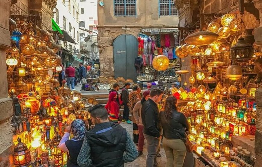 Khan El Khalili Bazaar & Nile Felucca Ride in Cairo